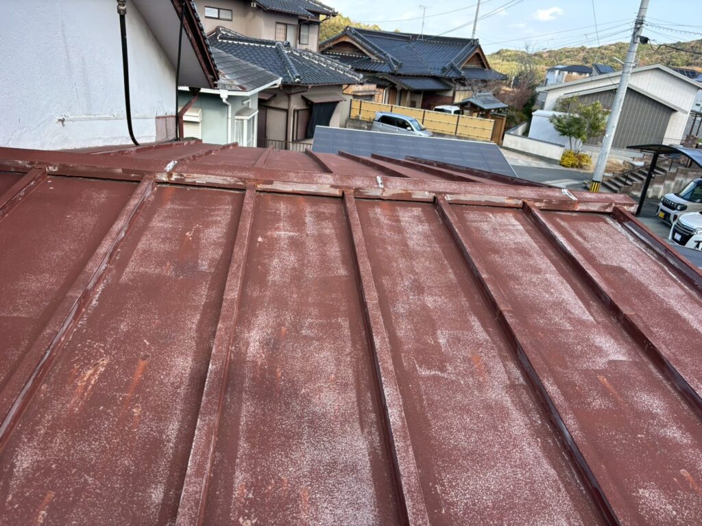 岡垣町　屋根・壁　着工 (1)