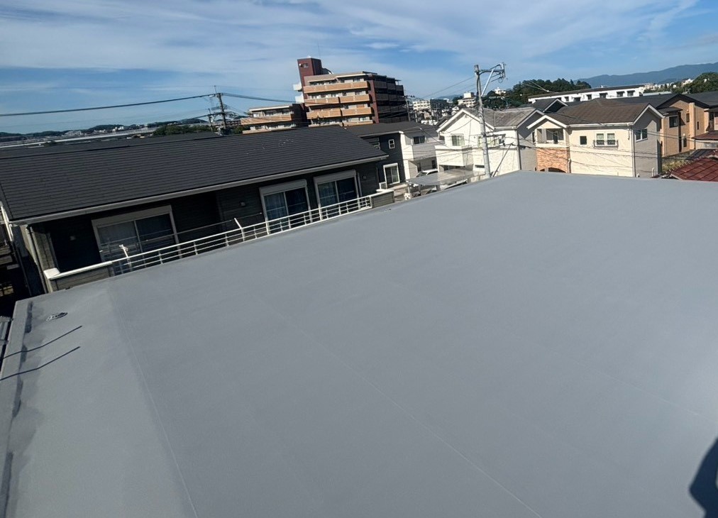 福岡市南区　C様　ウレタン防水完工 (1)